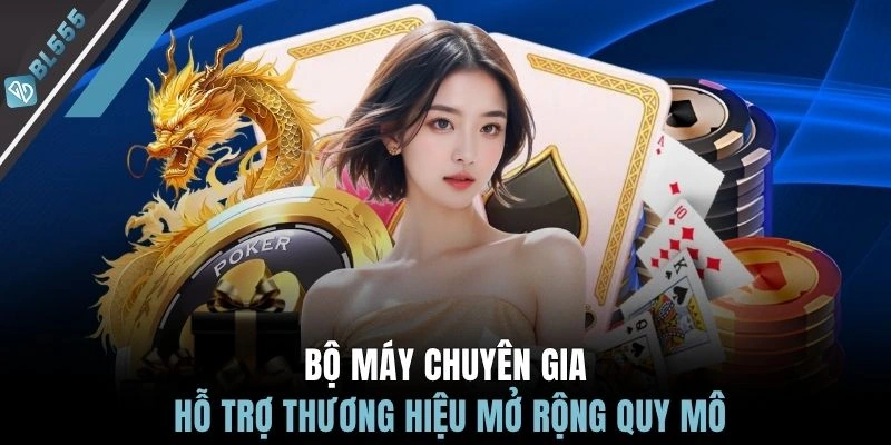 Bộ máy chuyên gia hỗ trợ thương hiệu mở rộng quy mô