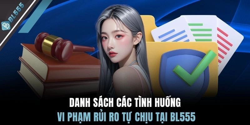 Danh sách các tình huống vi phạm rủi ro tự chịu tại BL555